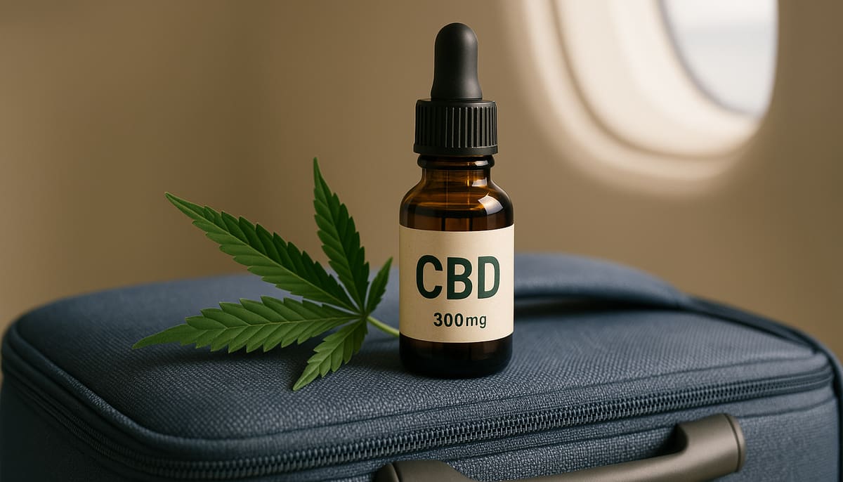 CBD avion 2026 : peut-on voyager avec du CBD ?