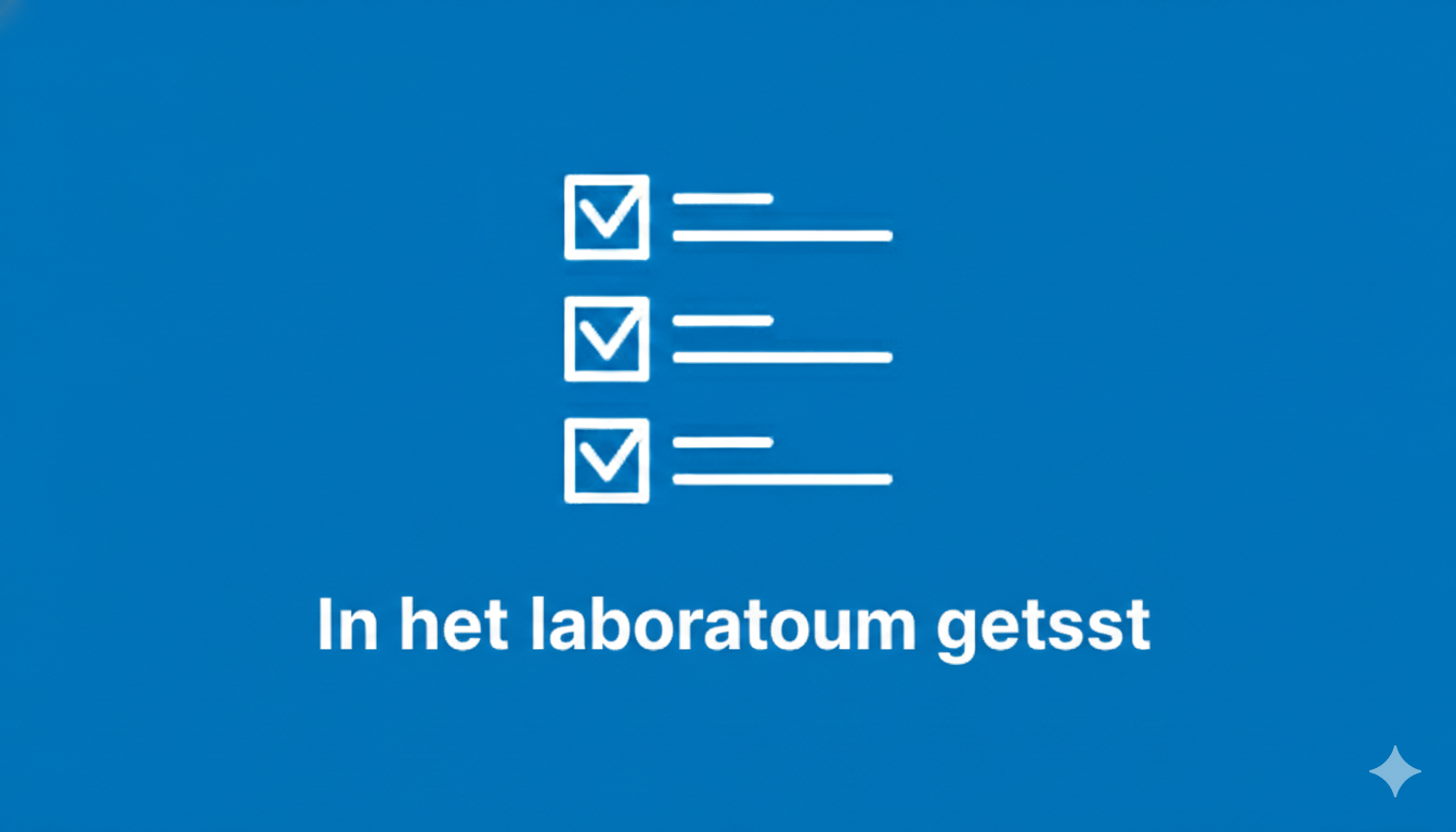 Geruststelling laboratoroum